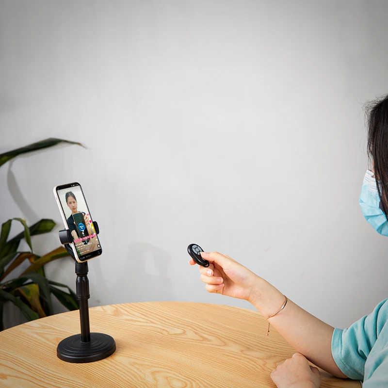 New Bluetooth Remote Video Camera Controller For iPhone Xiaomi Samsung OPPO Android Mobile Phone For Tiktok Movie Page Turning
