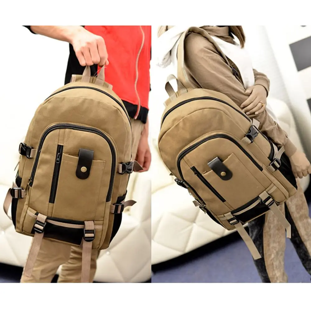 Men Women Travel Camping Bag Backpack Schoolbag Laptop Bag Rucksack Camping & Hiking