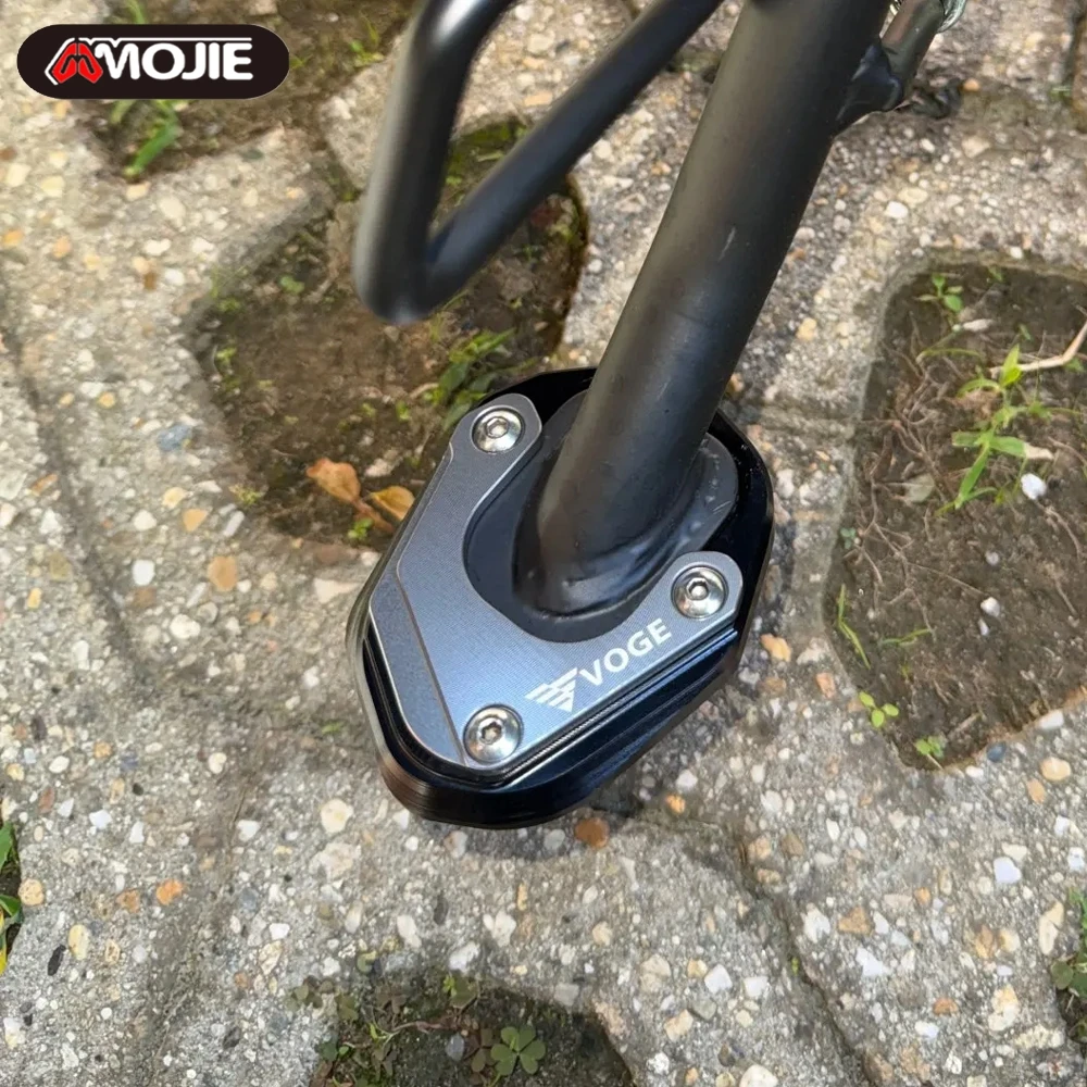 

Motorcycle Accessories Kickstand Enlarger Foot Side Stand Extension Plate Pad For Voge SR4 MAX 2022 2023 2024 2025 2026 SR4MAX