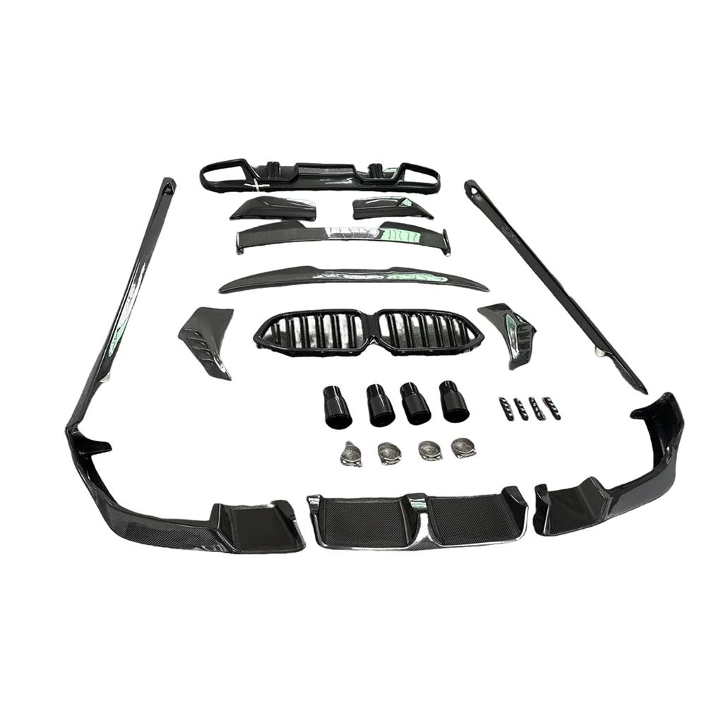 

LD Style Carbon Fiber Bodykit for BMW G06 X6 X6M Hood Front Lip Rear Diffuser Spoiler Side Skirt Side Fender Kit