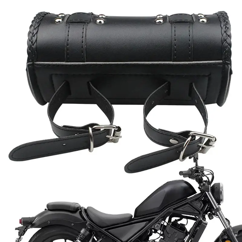 Motorcycle Fork Bag Saddlebags Tool Bag Closure Tool Container Motorcycle Tool Storage Case Luggage Storage Pouch For Women Men