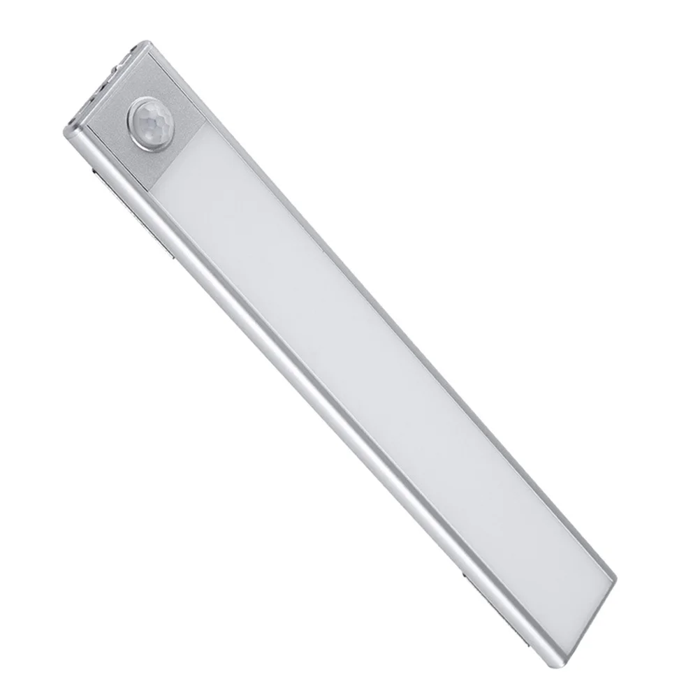 

1pc Ultra- Sensor Night Light For Cabinet Wardrobe Bathroom Mirror Home Decoration Led Strip Wall Lamp