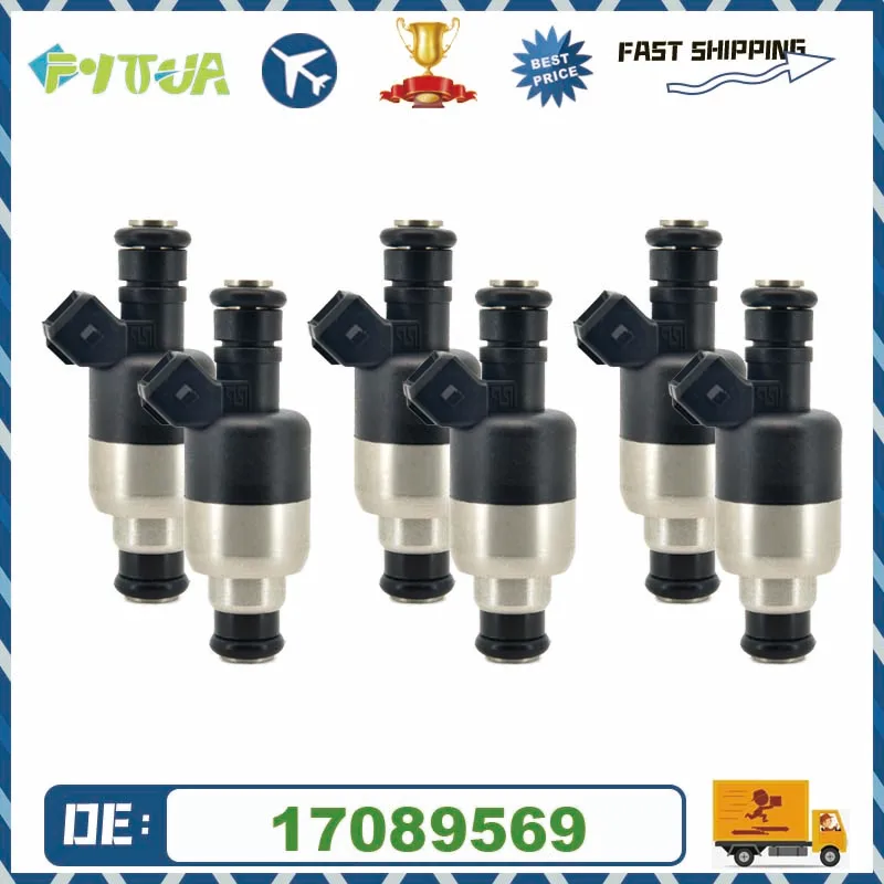 6pcs Fuel injector 17089569 17084888 For Buick Regal Cadillac Cimarron Chevrolet Camaro Oldsmobile Pontiac Auto Parts