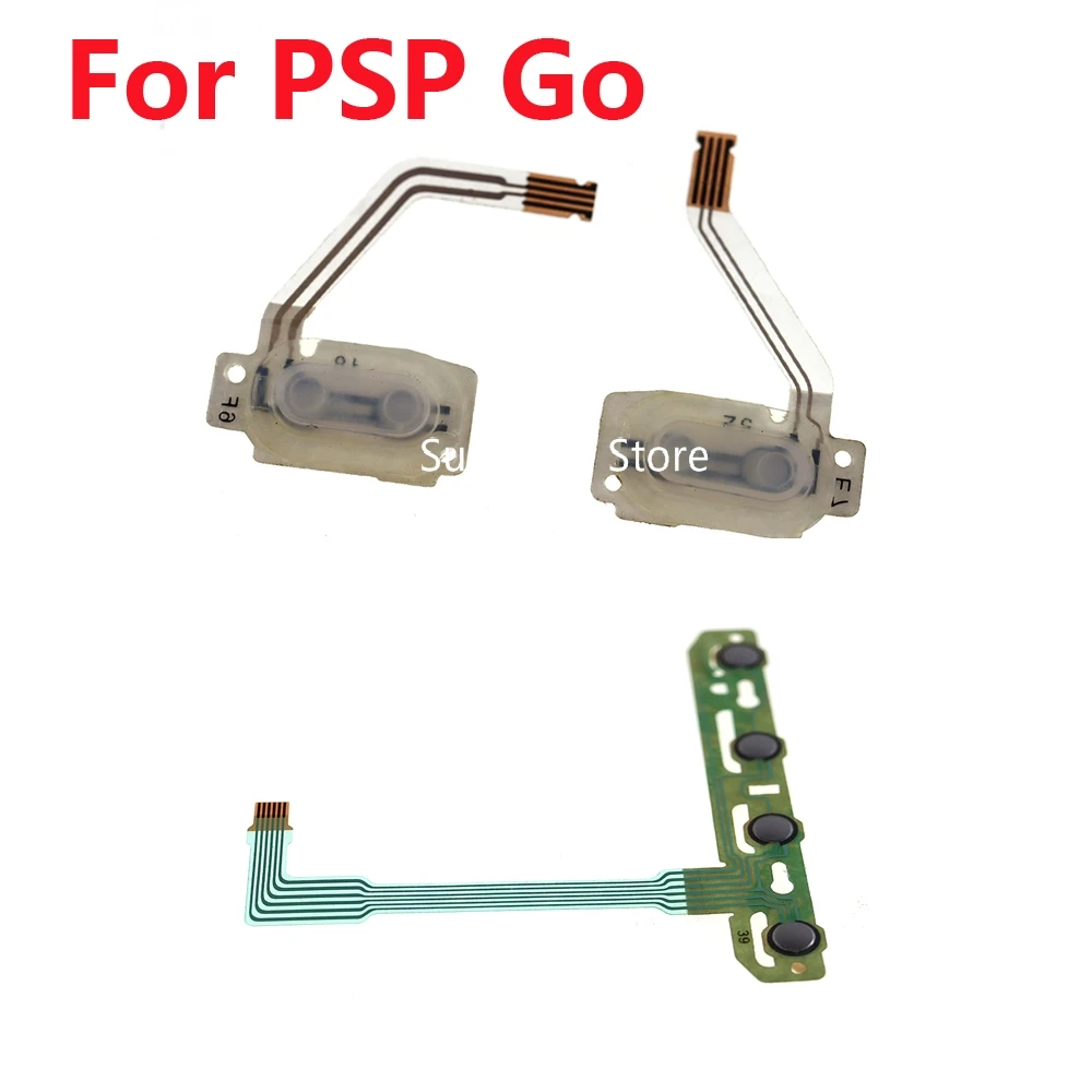 Left Right button Flex ribbon cable For PSP go Home Volume select start cable LR conductive rubber pad for psp go