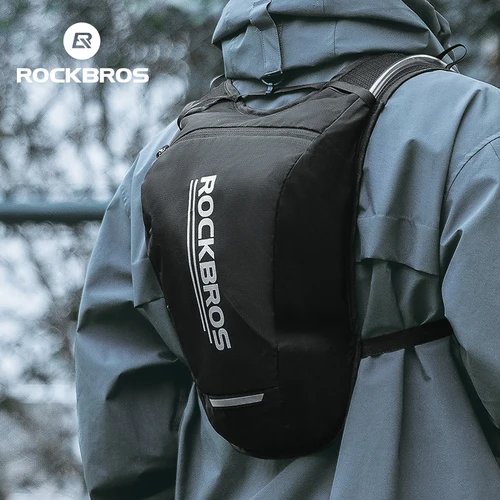 Imagen 1 del producto ROCKBROS depósito de agua de vejiga de agua nueva bolsa de agua para montar mochila de hidratación 2L reflectante estable bolsa para correr chaleco mochila