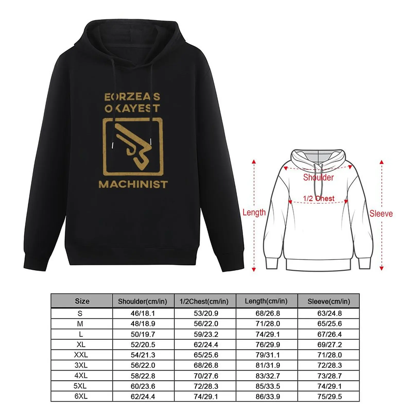 Eorzeas Okayest MCH - XIV Pullover Hoodie blouse pullover