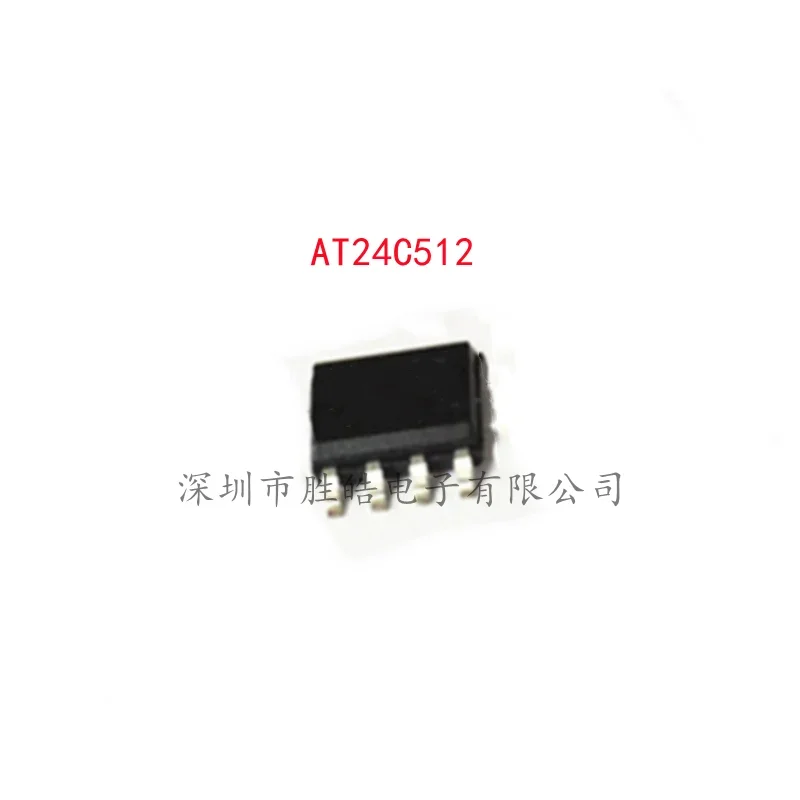 (10PCS)  NEW   AT24C512N-10SU-2.7  AT24C512  10SI  24C512N  SOP-8  Integrated Circuit   AT24C512