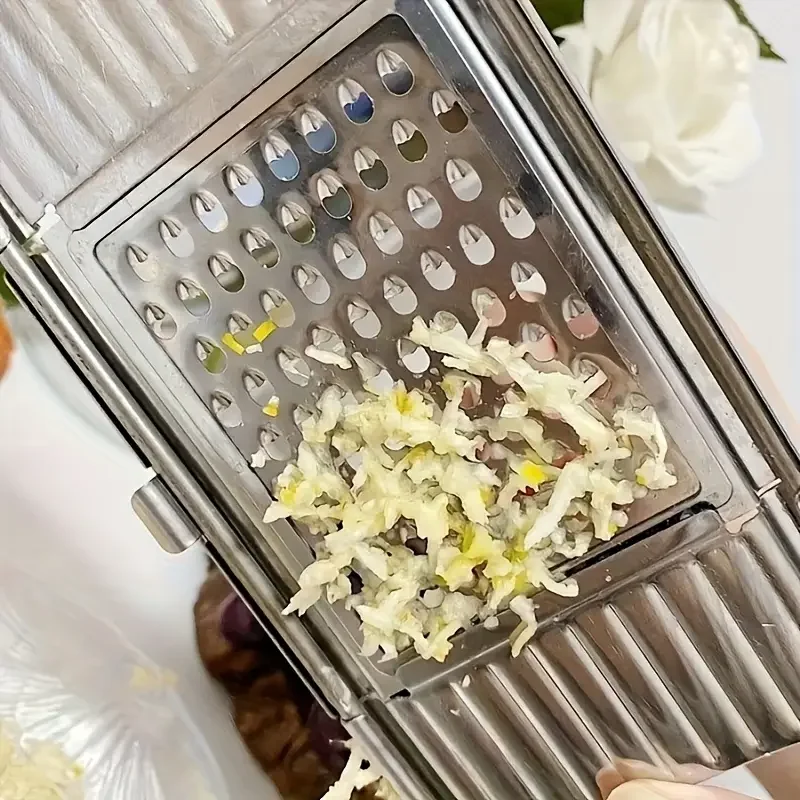 4 in1 Multi-Purpose Vegetable Slicer Stainless Steel Shredder Cutter Set Manual Fruit Carrot Potato Grater Kitchen Gadget