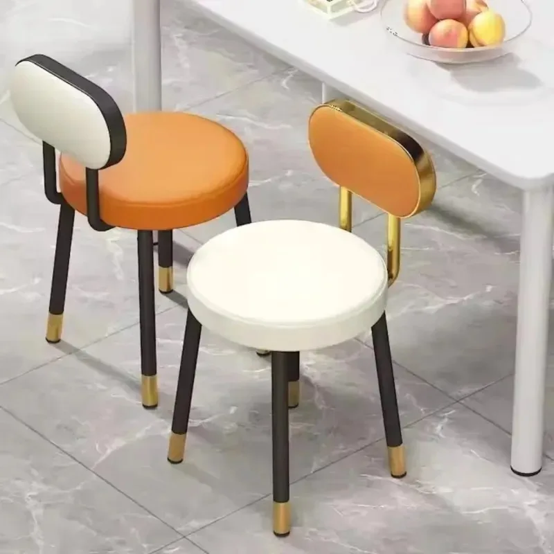 

Современные обеденные стулья, современный домашний дышащий стул, высокая несущая способность, утолщенная мягкая сумка со спинкой, креативный обеденный стул