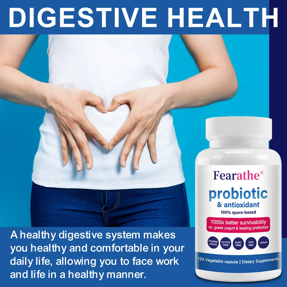 Probiotics for Men and Women - Spore-Based Probiotics, Supports Digestive, Gut Health, and Immune Health, 120 Capsules - Image 6