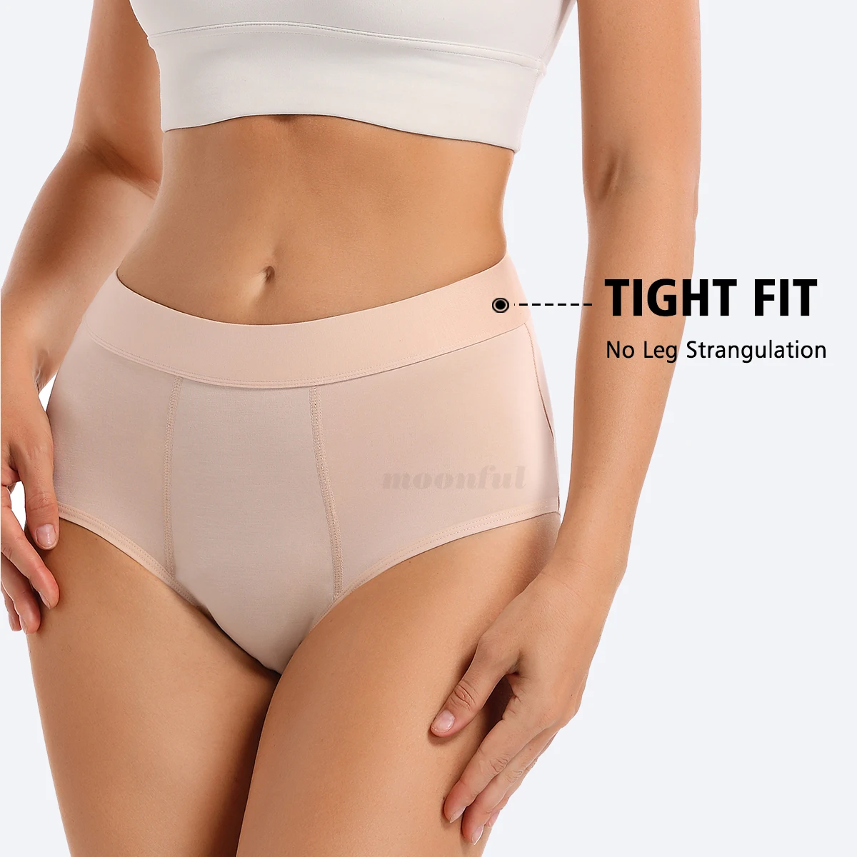 3PCS/Lot Menstrual Panties Woman Very Abundant Flow Menstruation Underwear High… - Image 2