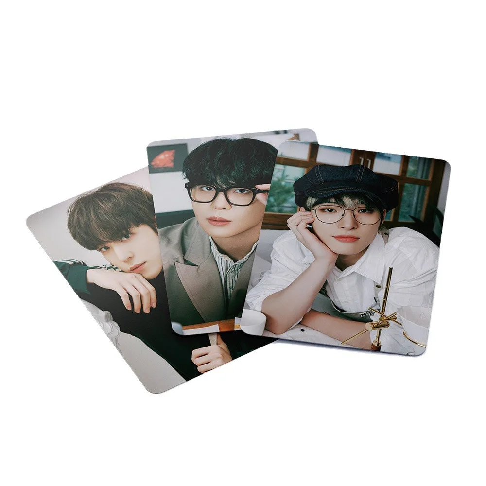 케이팝 ATEEZ 로모 카드, 홍중 윤호 여승화 산민기 우영 종호 포토카드, 하이 퀄리티 팬 선물, 55 개/세트