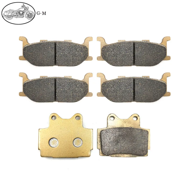 Motorcycle Front / Rear Brake Pads For YAMAHA FZX250 Zeal 1991-1992 XJ600S Diversion 1992-1997 XJ600N 1995-1997 XJ400 XJ400S 91