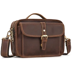 Newsbirds Mini Schoudertas Lederen Kleine Crossbody Tas Outdoor Telefoon Bag Enkele Schouder Sling Bag Leather Pouch