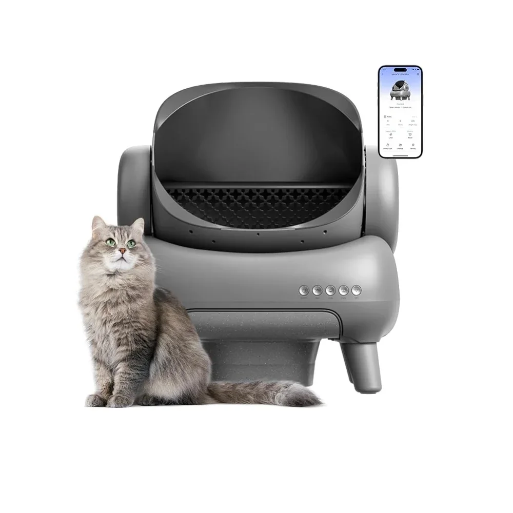 M1 open top self-cleaning automatic cat litter box with APP control