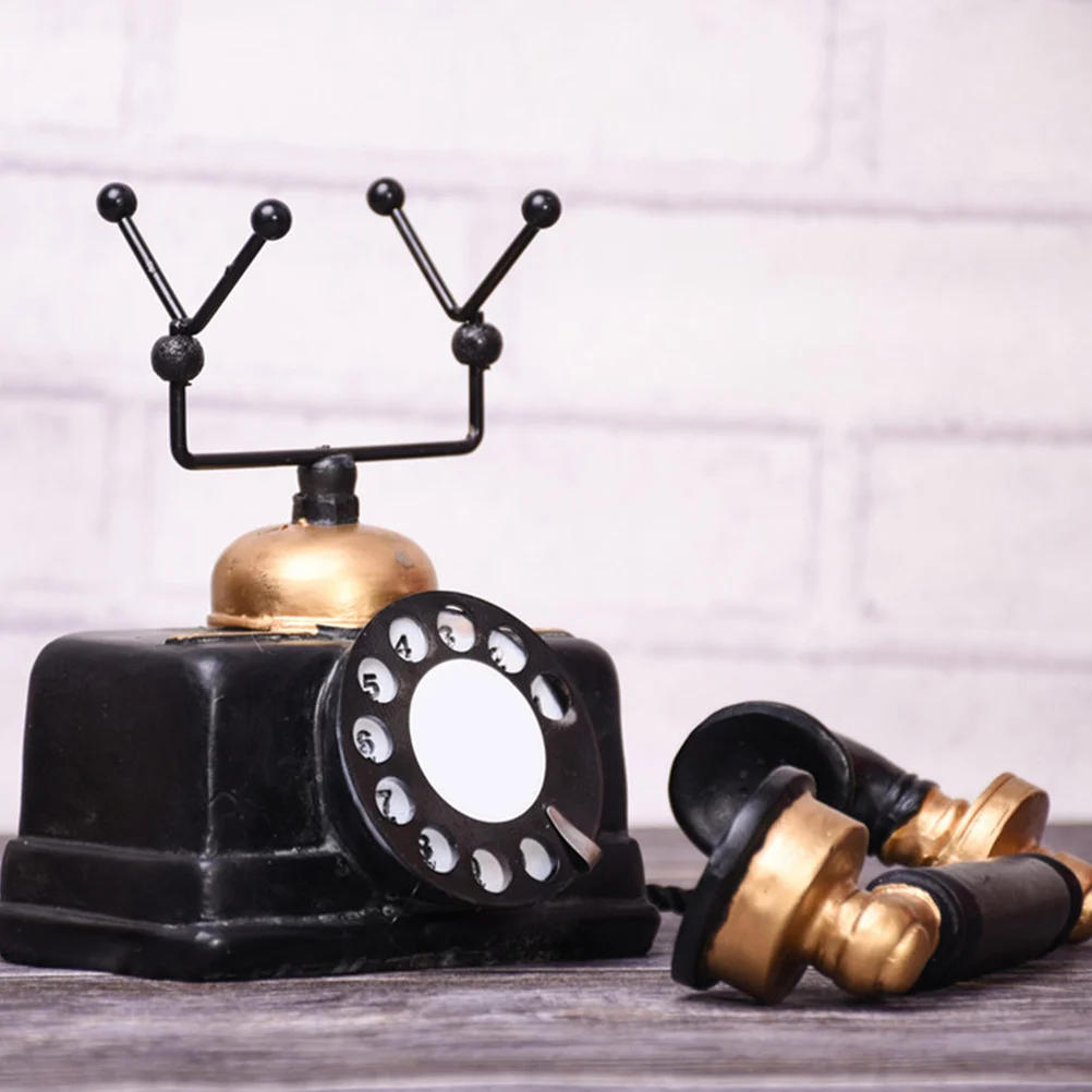 1 قطعة مكتب الهاتف الرجعية الزينة فريدة من نوعها غرفة المعيشة مقهى بار الديكور الداخلي لسطح الطاولة استخدام المنزل والمكتب