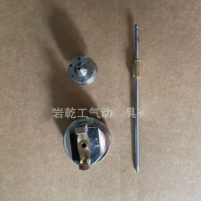 Accesorios para pistola pulverizadora H-827 1,4mm/1,7mm/2,0mm tapa de aguja juego de tres piezas componentes neumáticos repuestos accesorios para