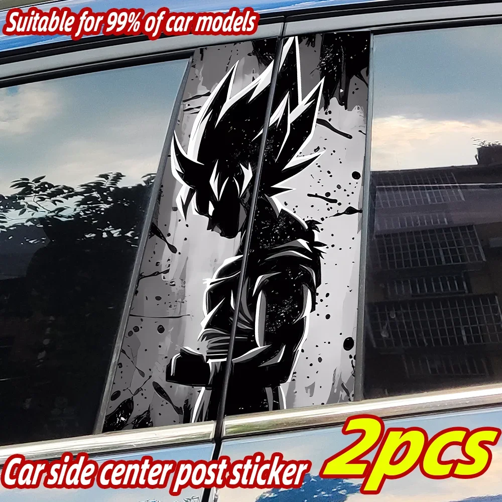 

Anime Son Goku Car Stickers Car B-pillar Vinyl Decals Waterproof Auto Center Pillar Sticker Cover Scratches Decors Accessories