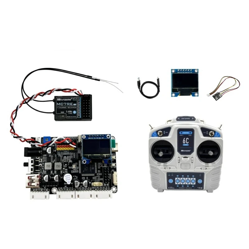 Open-source Development Board for STM32 Mecanum Wheel Rubber Wheel Car Tracked Chassis, Underlying Control Board for ROS2 Robots