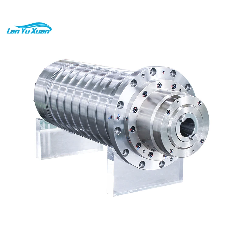 High speed 12000rpm liquid cooling 13kw BT40D metal milling spindle motor for cnc milling machine