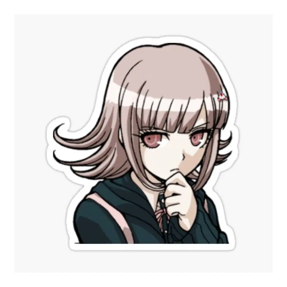 Chiaki Nanami Closing Argument Sprite Sticker Car Window Bumpers Die-cut Vinyl Stickers Decorative Accessories