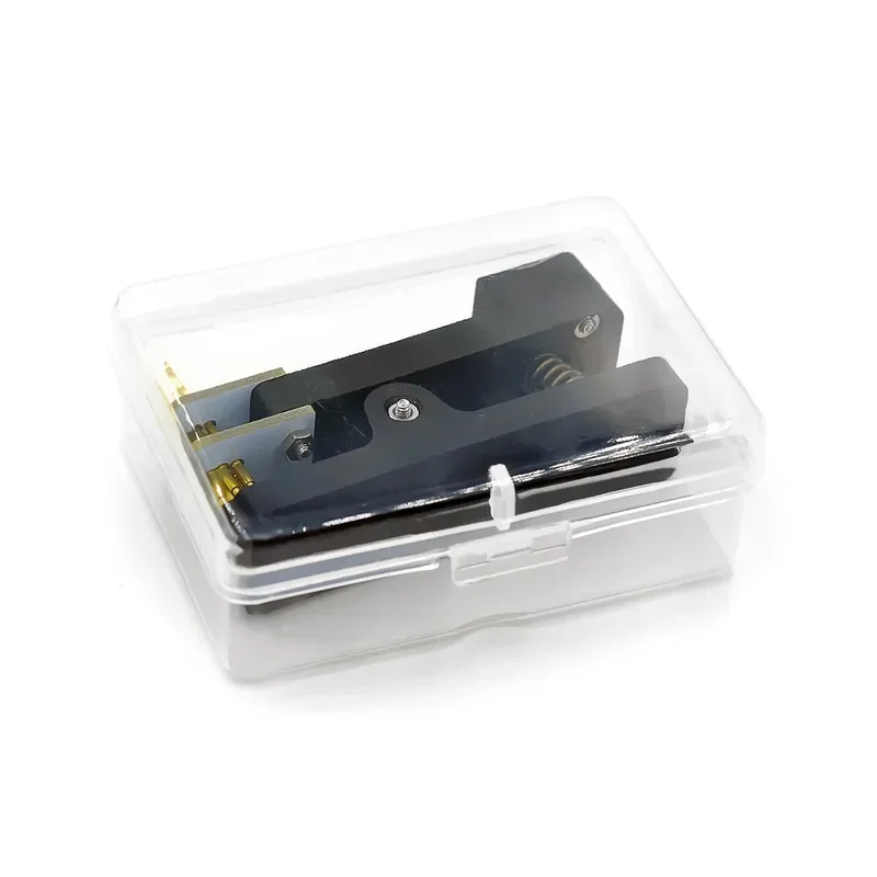 Teste stand com clipe PCB, 1.27mm, 3p, 4p, 5p, 6p, dispositivo elétrico, sonda, pogo pin, baixar o programa, queimar