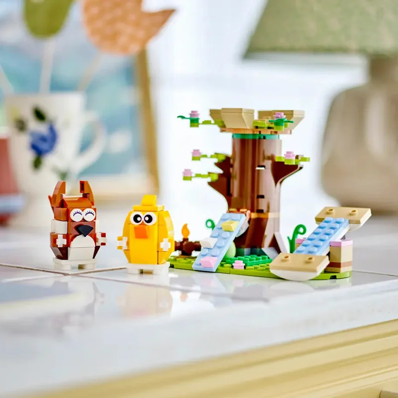 LEGO blocs de construction série créative 40709 parc d'animaux de printemps garçons et filles enfants Puzzle assemblage blocs de construction jouet cadeau