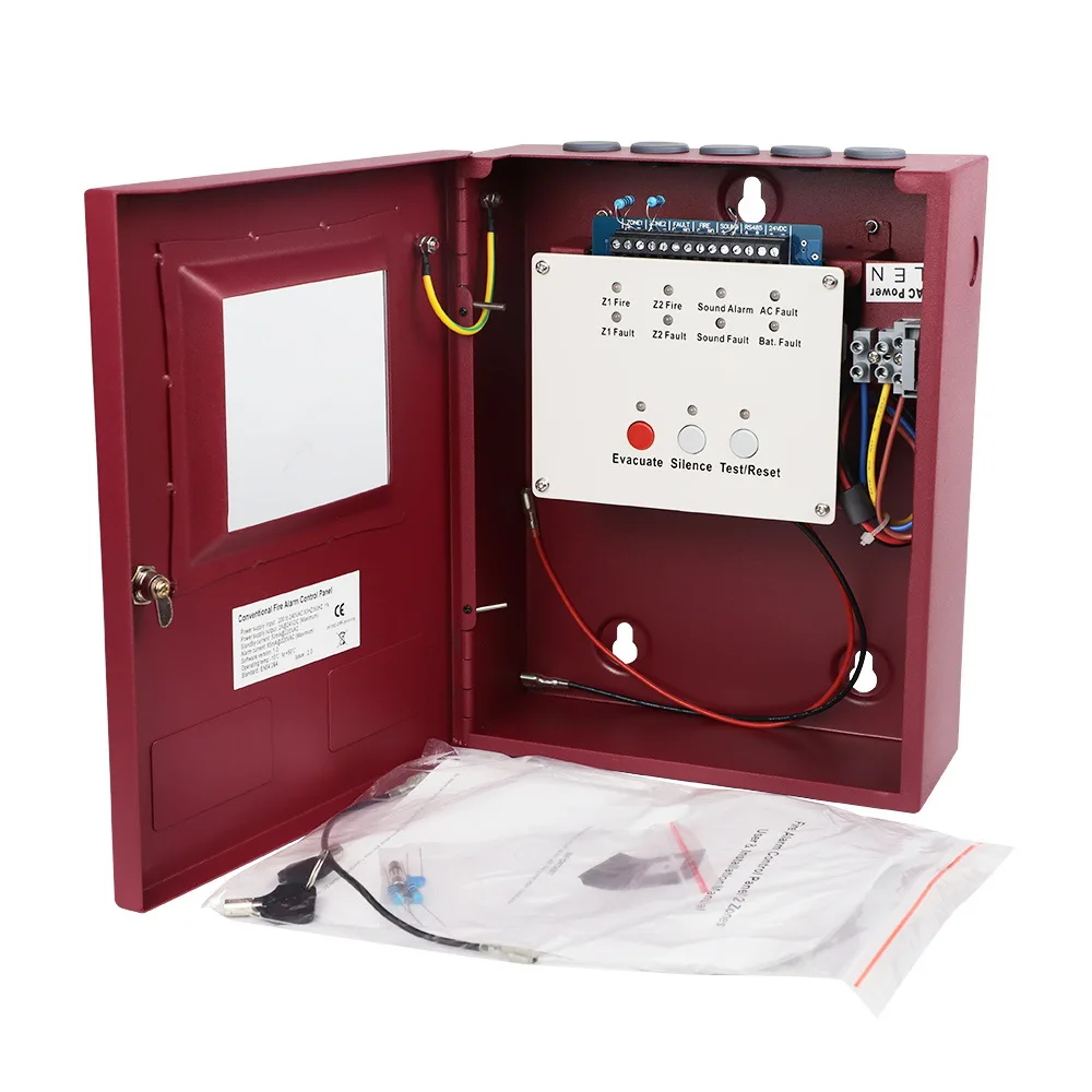 8 zones  Automatic Fire Alarm System Centralized Fire Alarm Control Panel Fire Alarm Controller