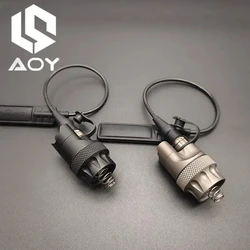 Tailcap Airsoft M600 M300 Flashlight Switch Accessories Scout Light  Weaponlight Switch for Surefire PLH-V2 TAILCAP REAR CAP