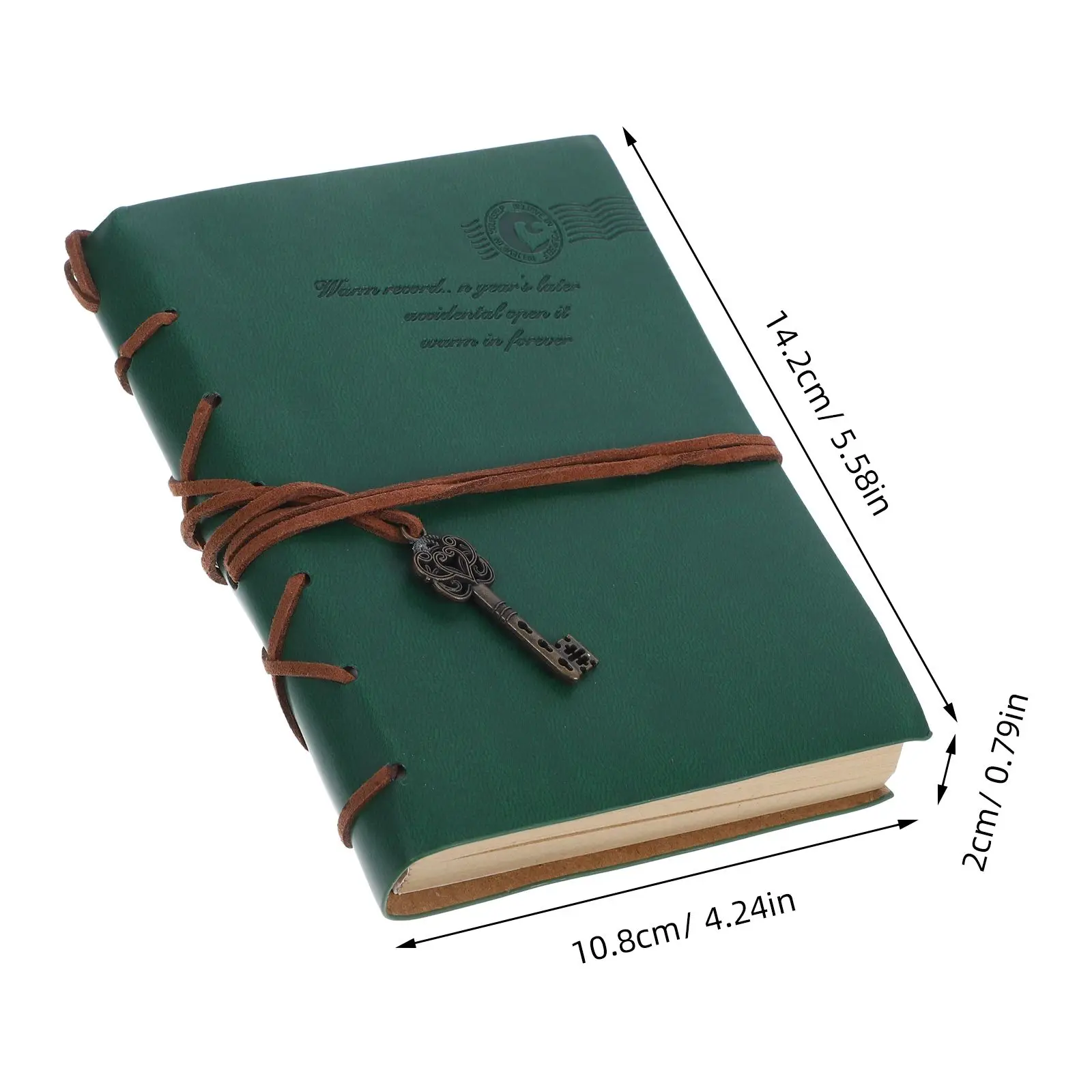 Retro Notebook Compact Journaling Notebooks Home voor jongens Pu Kraftpapier