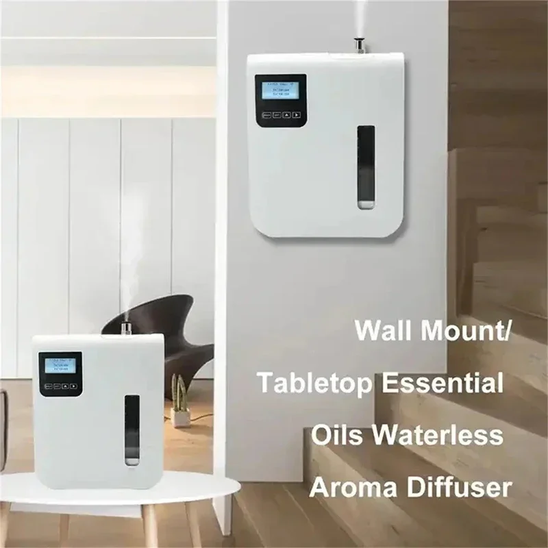 زيت طبيعي ناشر رائحة واي فاي/بلوتوث متوافق آلة العطر جهاز تكوين ضباب بالموجات فوق الصوتية المنزل الذكي App التحكم الناشر