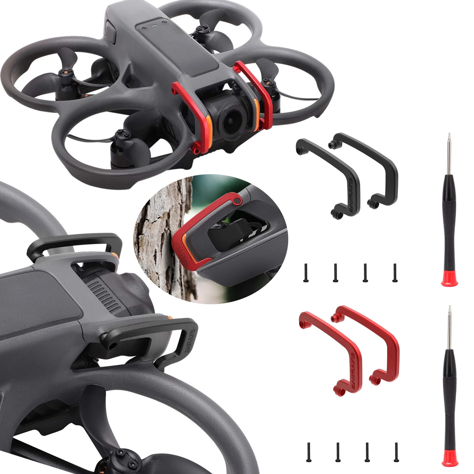 

Aluminum Alloy Bumper For DJI Avata 2 Gimbal Protection Bar All-round Protection Preventing Damage For DJI Avata2 Drone Accessor