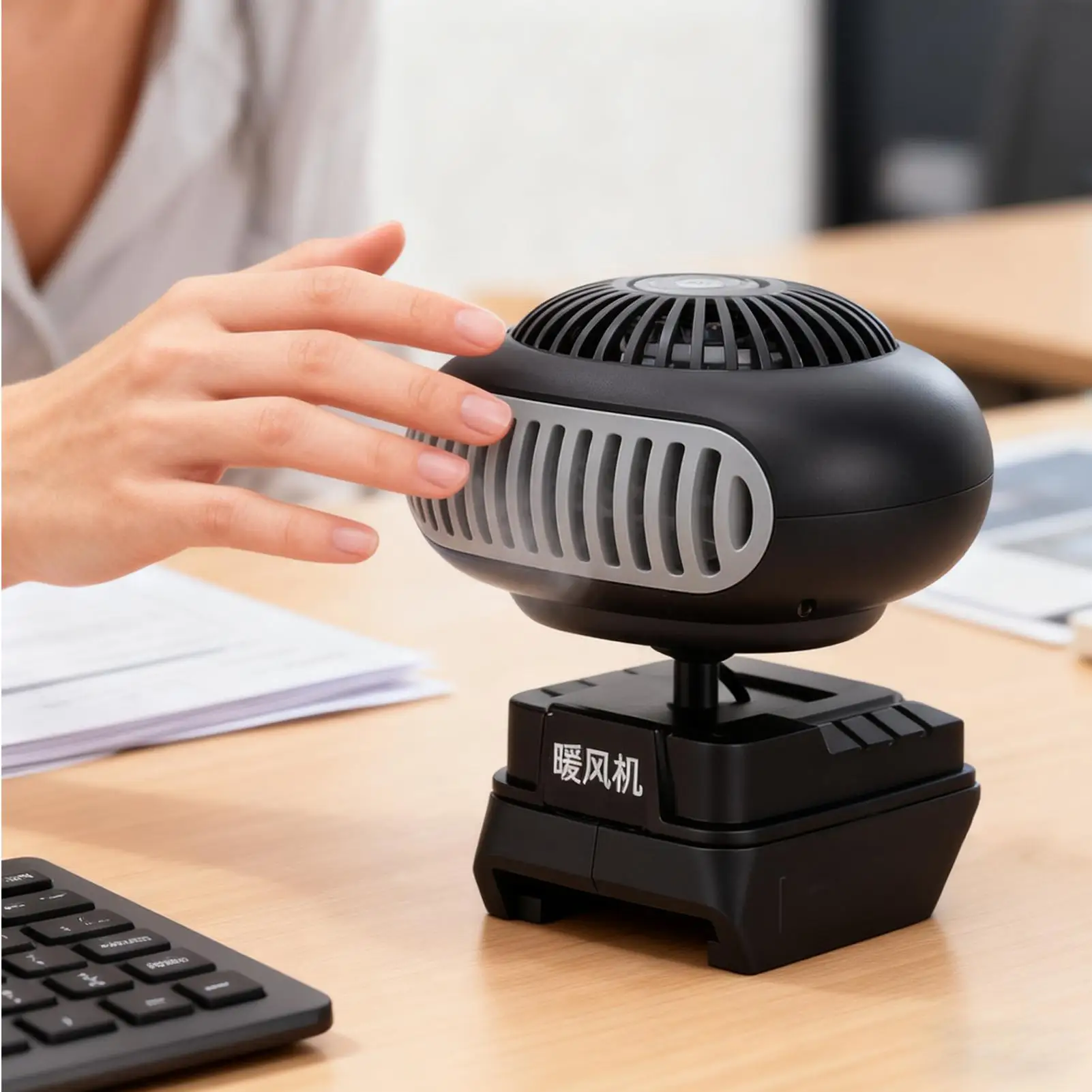 

12V Car Heater Fan Car Heater Electric Cooling Heating Auto Windshield Defroster Defogging Demister Car Anti-Fog Heater