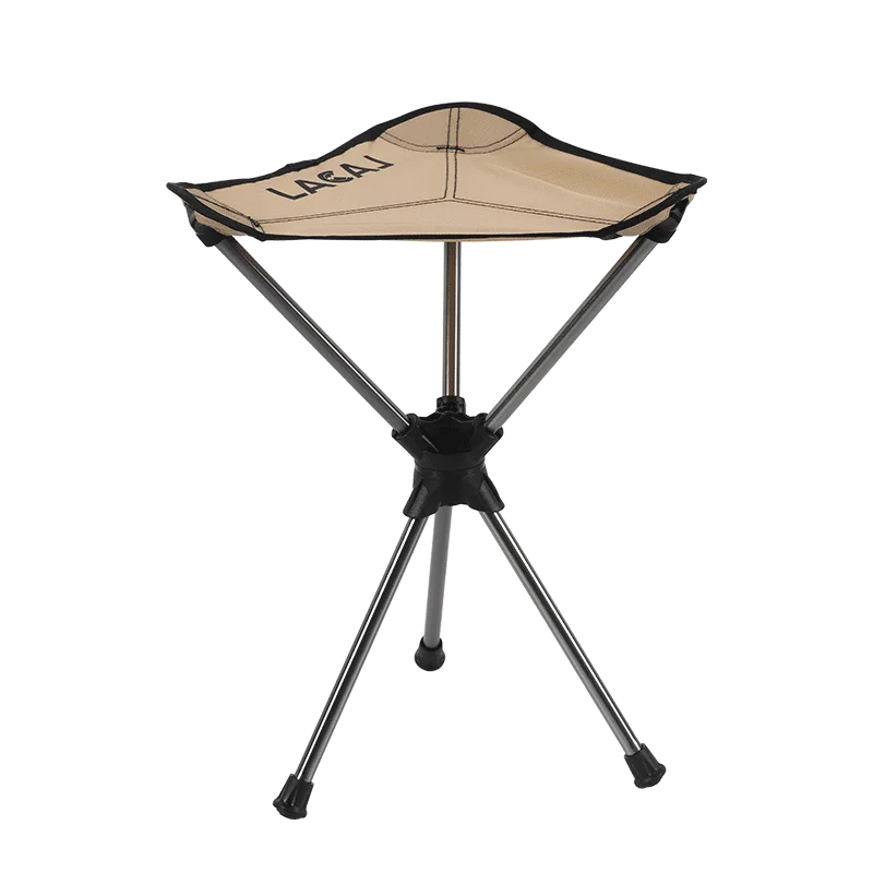 

Portable outdoor leisure folding mini Maza ultra light aluminum alloy rotating triangle chair, queuing for fishing and camping