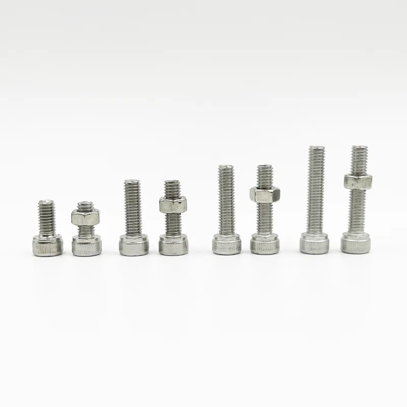 304 Edelstahl Sechs kant Innen sechs kant Kopfs ch raube Schraube Schraube Mutter Set m2, 5 m3 m4 m5 m6 m8 Buchse runde Kopfs ch raube din912 – Detail 7