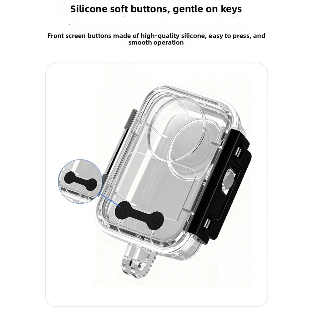 

Водонепроницаемый чехол 45 м для спортивной камеры DJI Osmo 360, ударопрочный, прозрачный, с глубокой защитой и надежной защитой от ударов