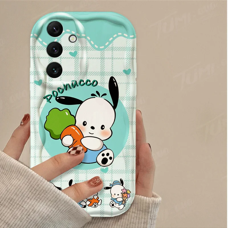 Silikonowe etui na telefon do Samsung Galaxy A53 A54 A34 A14 A24 A13 A23 A33 A73 A15 A05 A05S A71 Sanrio Cinnamoroll Mymelody