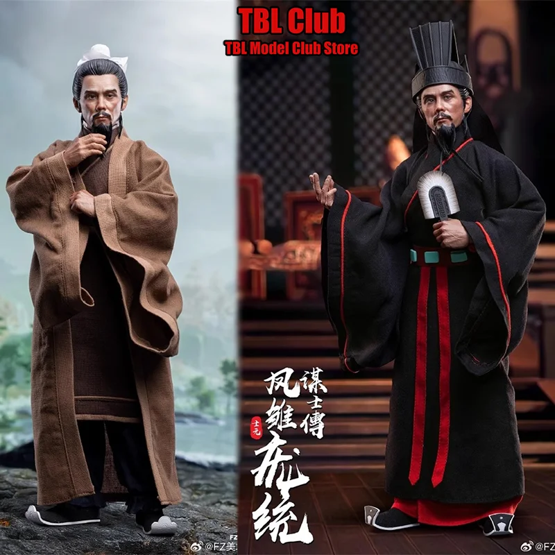 In Stock FZ Art studio FZ022 1/6 Scale Three Kingdoms Strategist Pang Tong 12-inch Full Set Action Figure Male Soldier Toys
