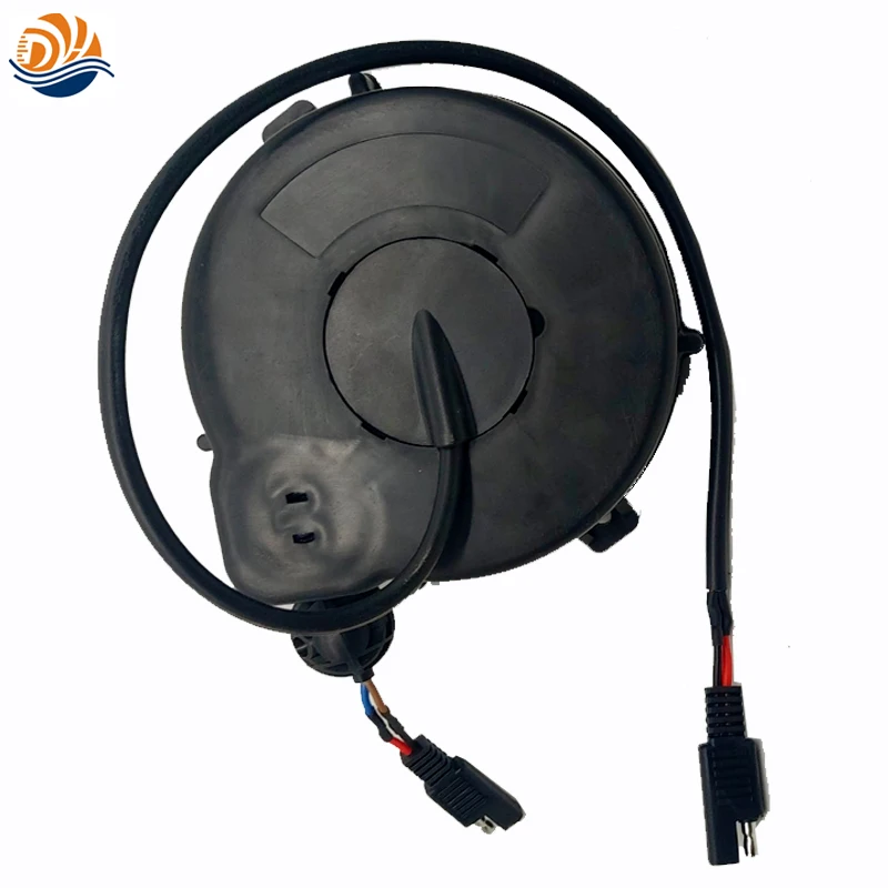 Free Shipping Customized Connector 3M Spring Loaded Mini Retractable Power Extension Cable Winders DYH-1805