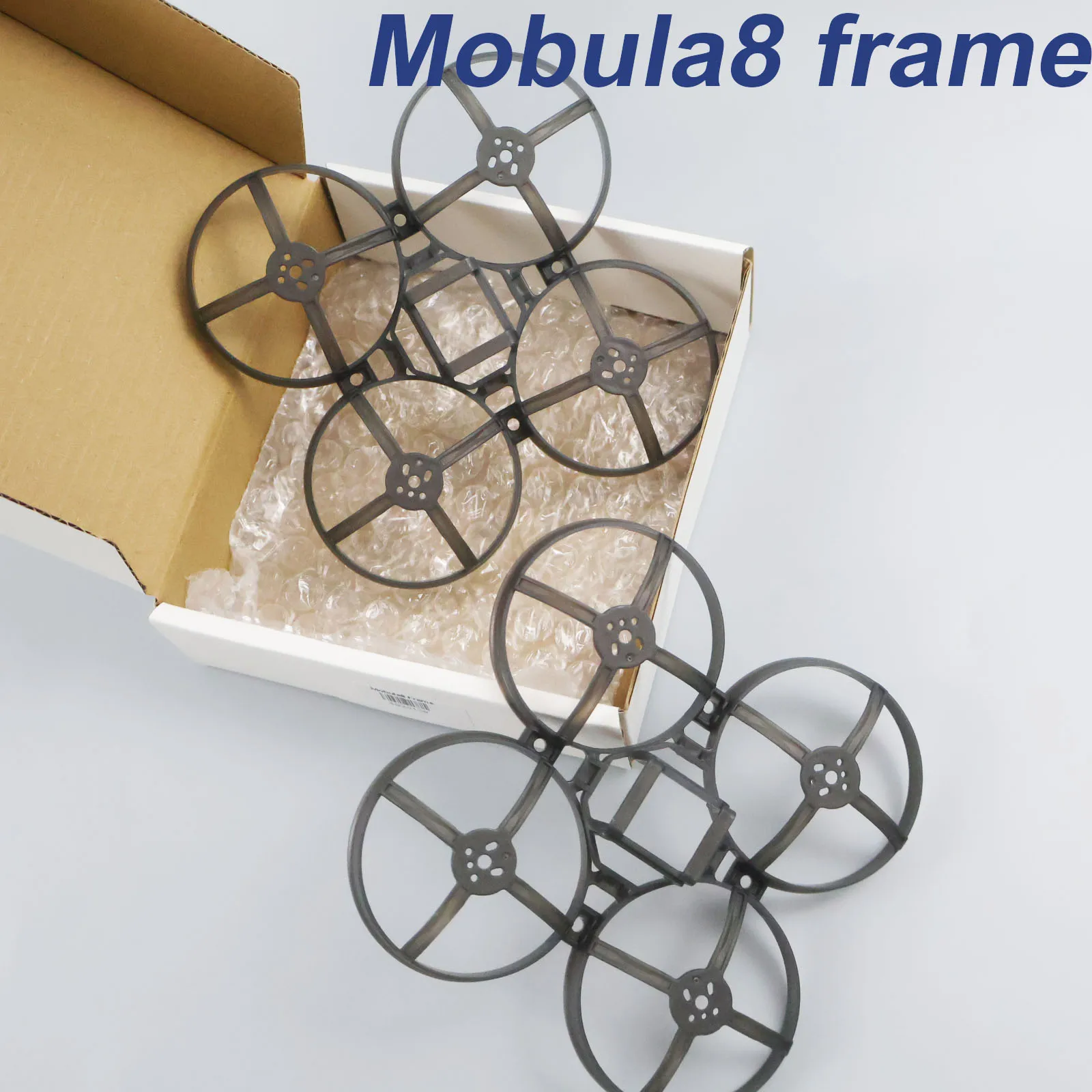 HappyModel Mobula8 -85mm Brushless Frame Micro Whoop Quad X12 AIO Flight Controller 400mW Caddx Ant EX1103 KV11000 SPI ELRS 2.4G