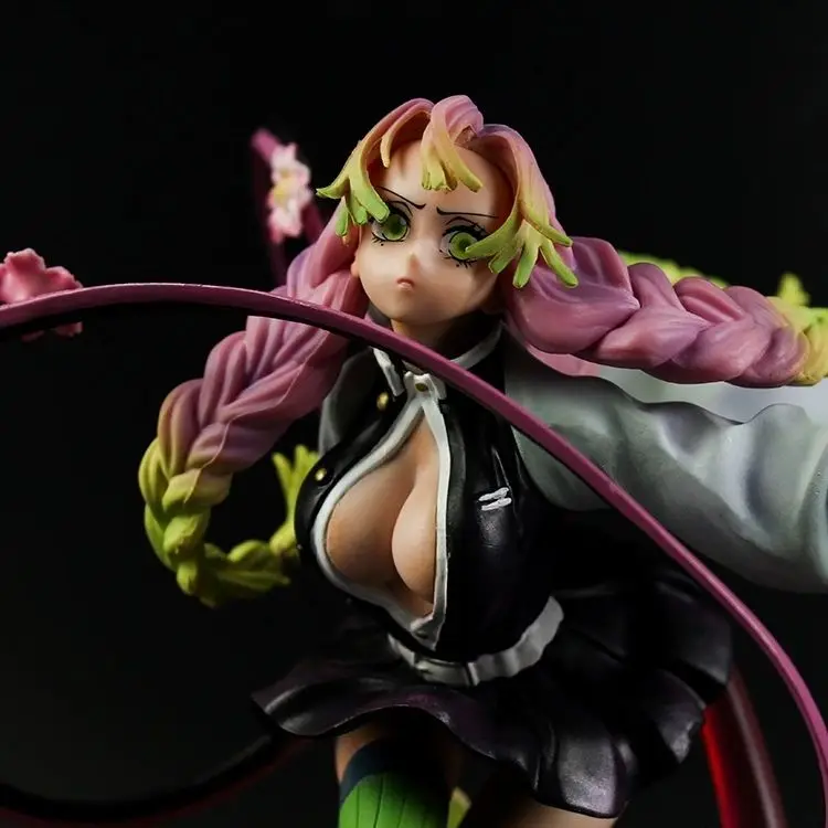 21 centimetri Demone Slayer Anime Figura Kanroji Mitsuri Periferia Action Figure Kimetsu No Yaiba Display di Alta Qualità Modello Regalo Giocattoli
