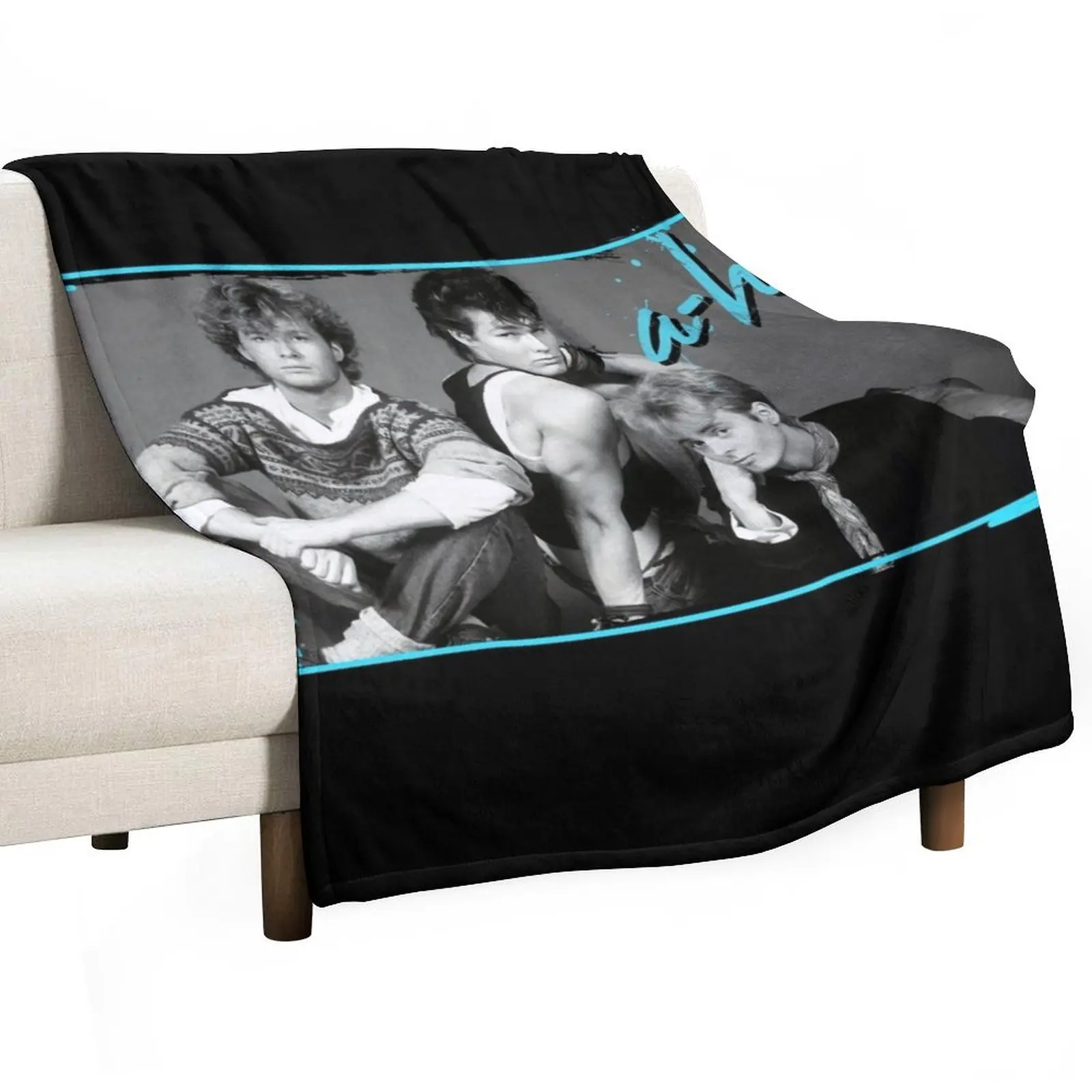 A-ha - Retro Throw Blanket Heavy Soft Plaid for sofa Stuffeds Softest Summer Blankets