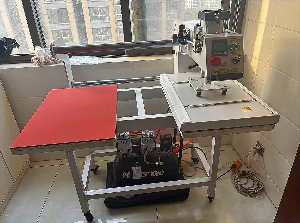 Dual Worktable Pneumatic Heat Press Machine 40x60cm Automatic & Flat Heat Transfer Printer for T-Shirt  Hat Mug