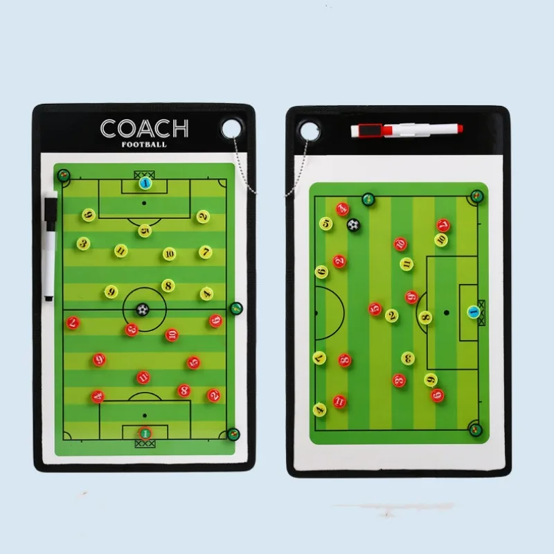 

Magnetic Soccer Tactic Board Portable Football Training Competition Coaching Plate Reusable Football Strategy Analyze Clipboard