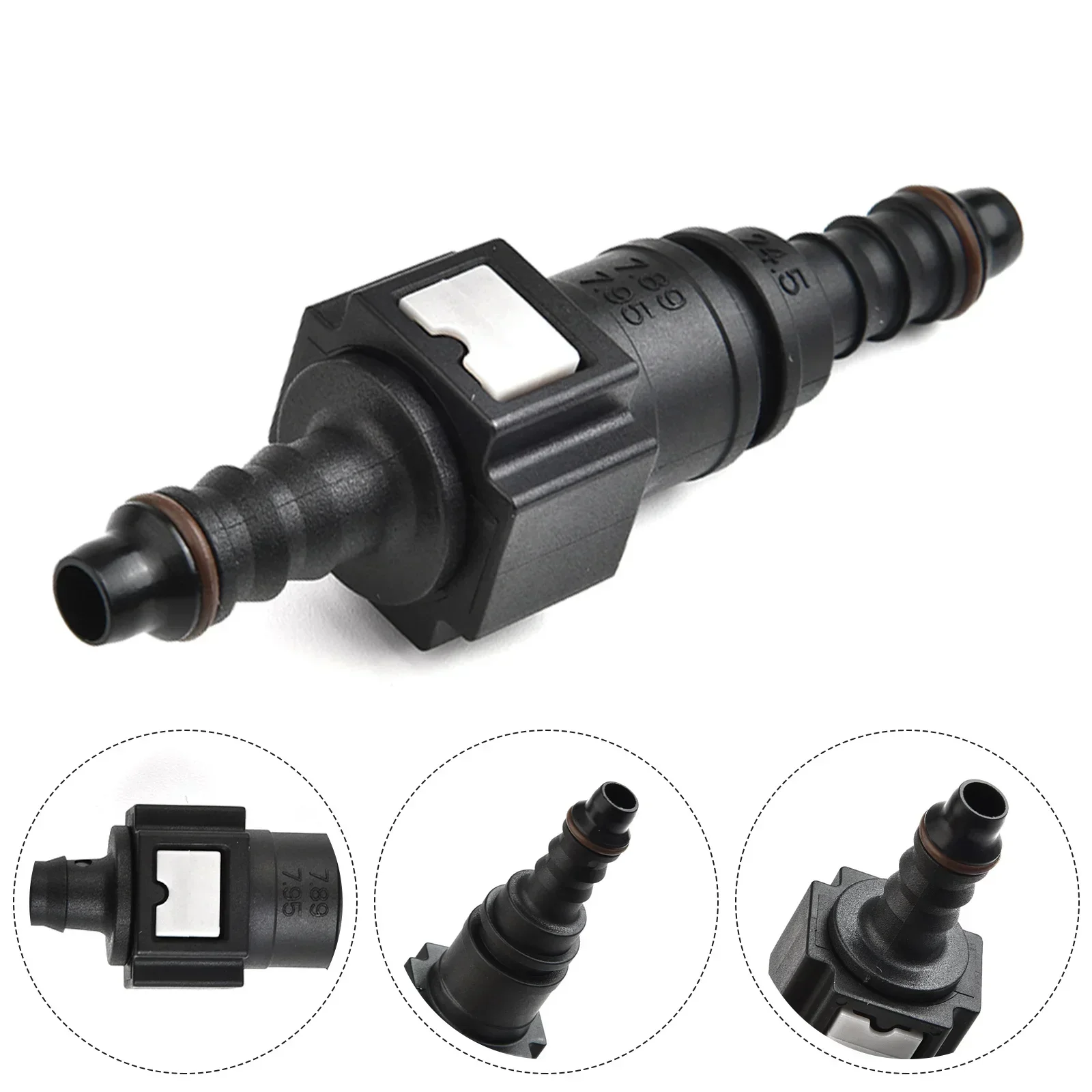 100% Brand New Release Connector Fuel Line Hose Accessories Black High Quality Integrated Seal Materials Compatible