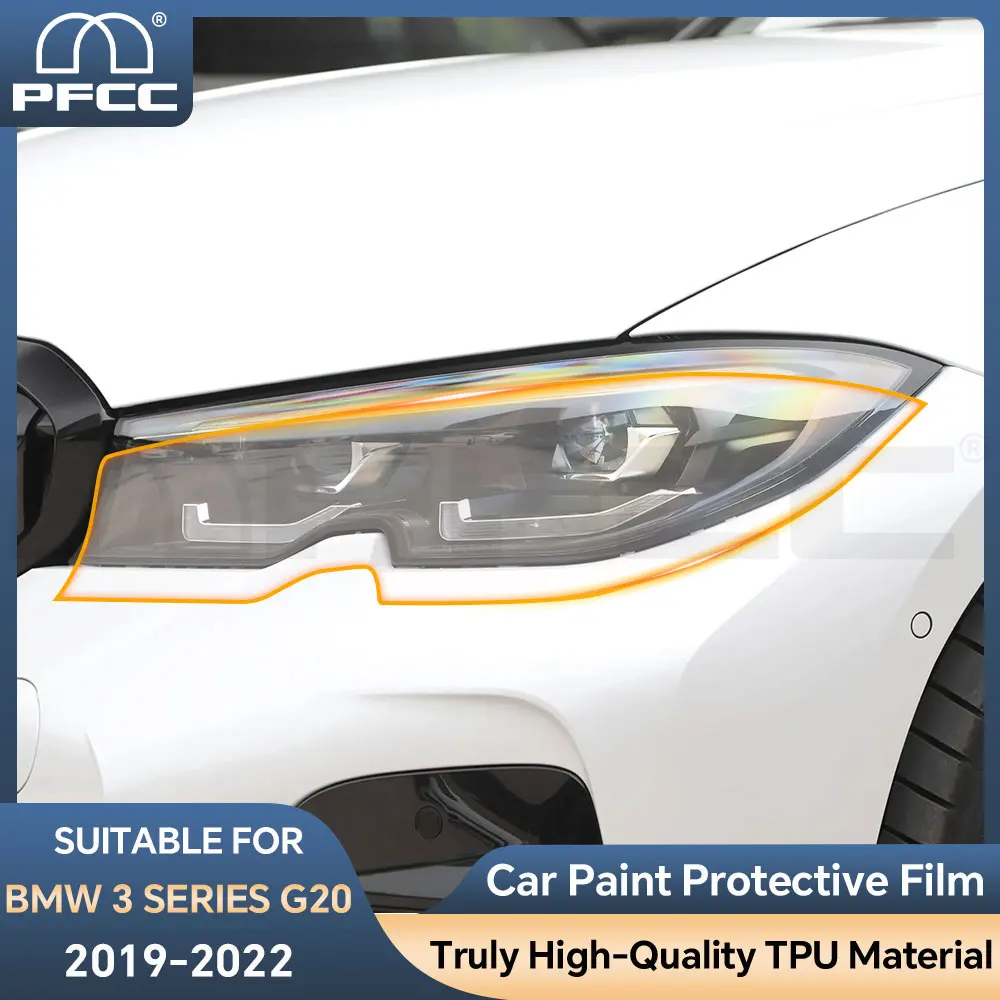 

Для BMW 3 серии G20 предварительно вырезанная пленка для фар заднего вида B стойки защитная пленка для краски прозрачный ТПУ против царапин ремонт ремонт