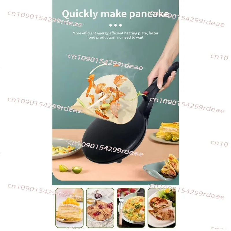 Electric Crepe Maker Breakfast Pizza Machine Pancake Baking Pan Cake Non-Stick Griddle Chinese Spring Roll Cooking Tools