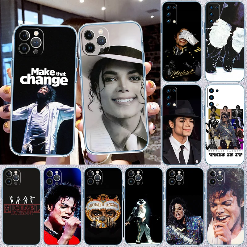 IW17 M-Michaels MJ J-Jacksons Transparente Handyhülle für Motorola Moto G7 G8 G9 G84 G85 G73 G24 G15 Z2 Play Power Plus