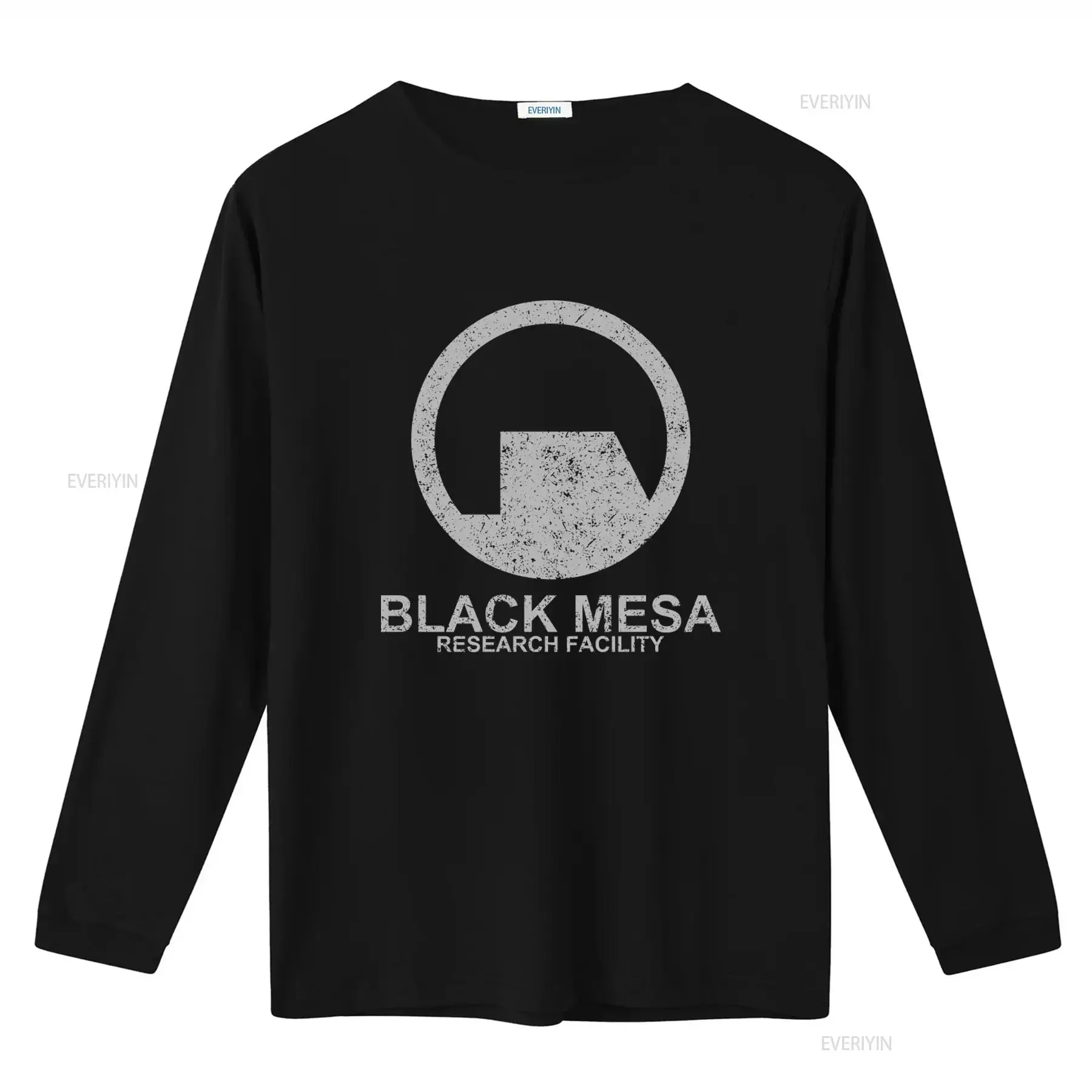 Black Mesa Research Facility T Shirt Retro Style High Quality Print Perfect for Sci Fi Fans vintage Washed designer clothes