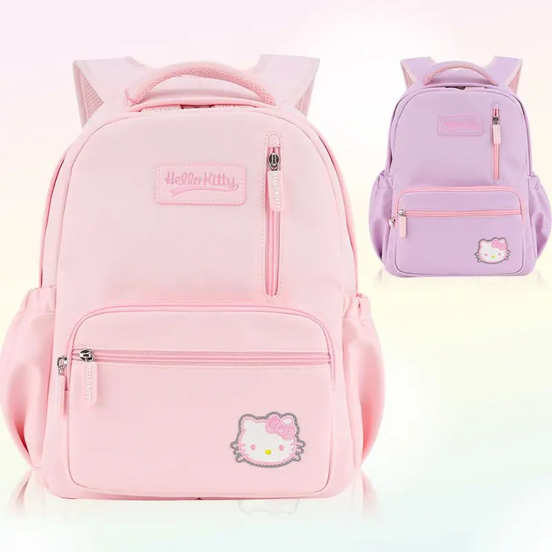 

Sanrioed Hello Kitty Anime Cute Large Capacity Children Backpack Schoolbags Student Cartoon Shoulder Bag Travel Gift for Friend